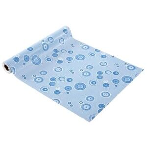12X120 Inch Shelf Liner for Kitchen Cabinets, PVC Drawer Liner Non-Slip - Blue